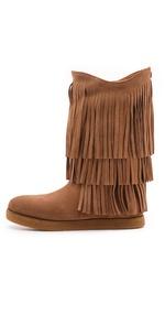 Koolaburra Josie Fringe Shearling Boots