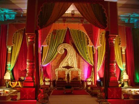 Indian wedding altar