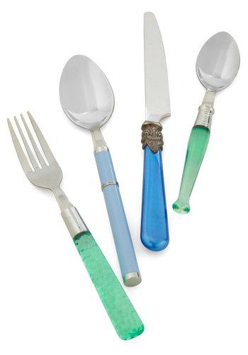 Mix  Munch Flatware Set in Ocean