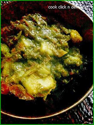 Aloo palak