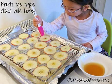 How to make Honey Dried Pink Lady Apple Crisps