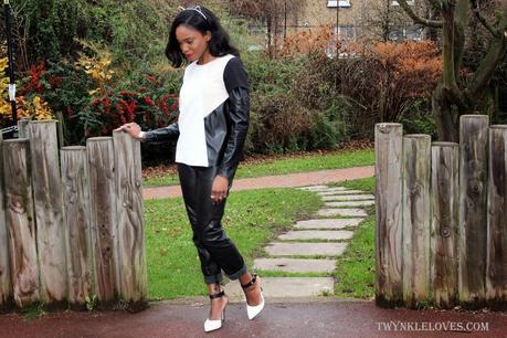 Today I'm Wearing: Leather Me Up (White)