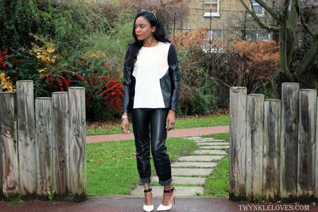 Today I'm Wearing: Leather Me Up (White)