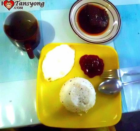 First Meal in Baler: Hot and Spicy Chicksilog.