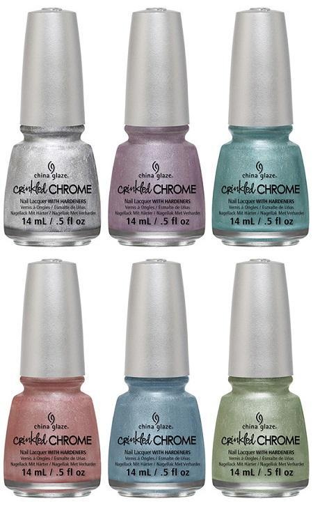 China Glaze Crinkled Chrome Spring 2014