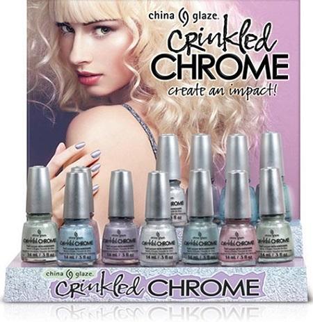 China Glaze Crinkled Chrome Spring 2014