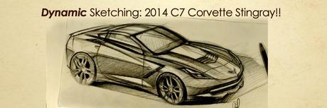 Corvette sketch tutorial by Driven Mavens!