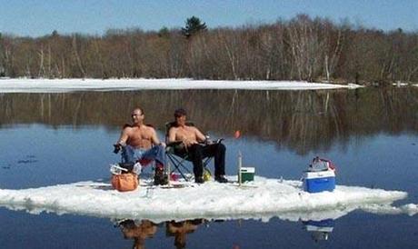 Meanwhile, out on the ice............