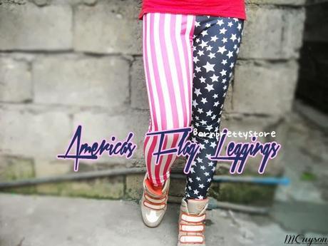 America’s Flag Design Leggings from Bornprettystore