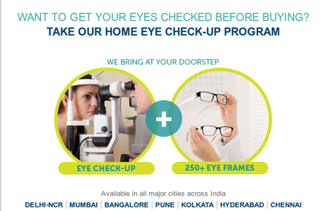 Home Eye Check Up Program By Lenskart