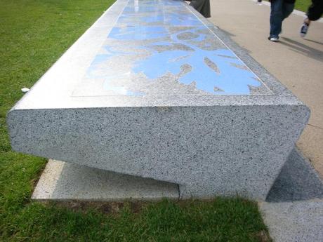 Potters Field Park, London - Etched Bench Seating