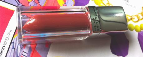 Maybelline Lip Polish Glam 13 - Review and Swatches