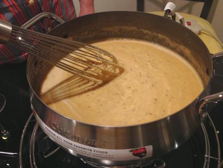 Beer and Cheddar Fondue