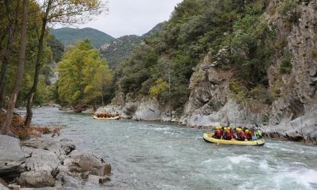 rafting the Noguera Pallaresa River in Catalonia