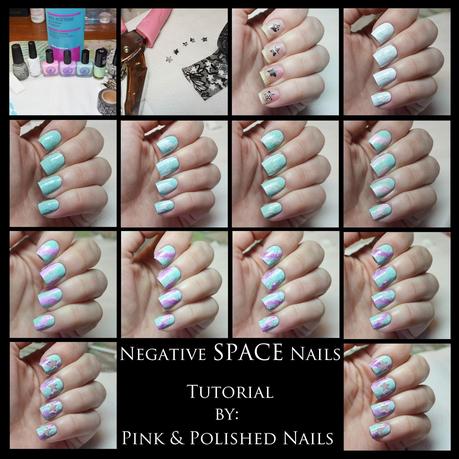 Pastel Negative SPACE Nails with tutorial