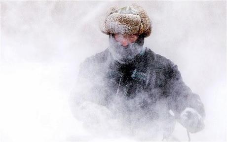 An analogy for the polar vortex