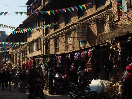 PC220235 パタン、カトマンズ郊外の世界遺産の村　/ Patan ( Kathmandu), the World Heritage