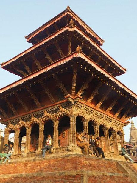 PC220061 パタン、カトマンズ郊外の世界遺産の村　/ Patan ( Kathmandu), the World Heritage