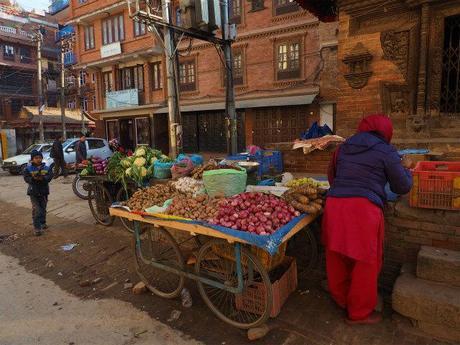 PC220140 パタン、カトマンズ郊外の世界遺産の村　/ Patan ( Kathmandu), the World Heritage