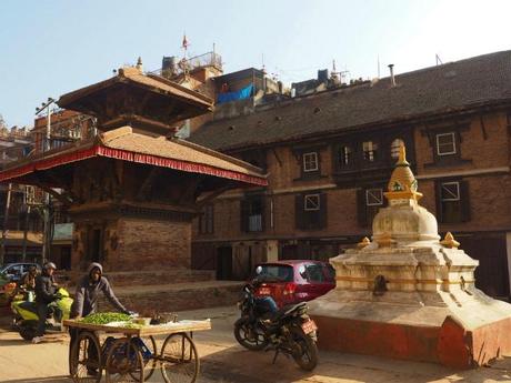 PC220136 パタン、カトマンズ郊外の世界遺産の村　/ Patan ( Kathmandu), the World Heritage