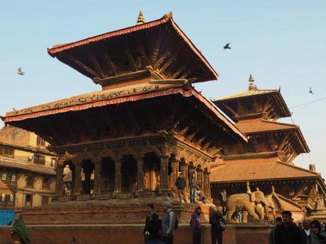 PC220083 パタン、カトマンズ郊外の世界遺産の村　/ Patan ( Kathmandu), the World Heritage
