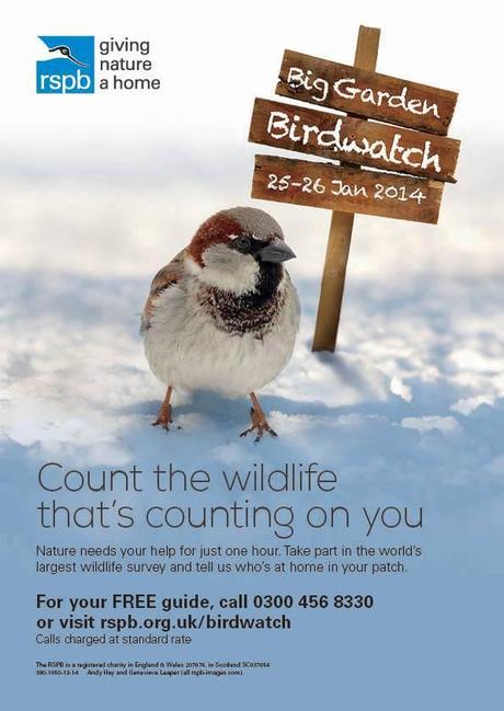 RSPB Big Garden Birdwatch poster