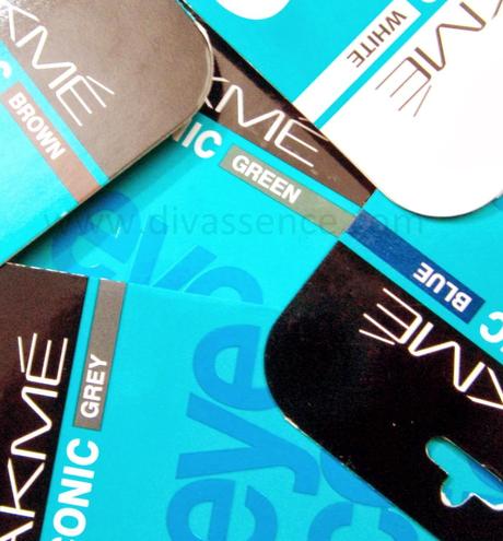 Swatch Attack!: Lakme Eyeconic Kajal in Green, Brown, Blue, White, Grey and Black