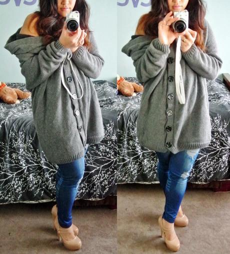 Sammy Dress Thick Hooded Long Cardigan Review