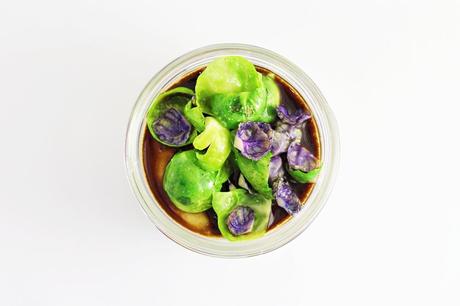 Potato cream with truffle and brussel sprouts #150