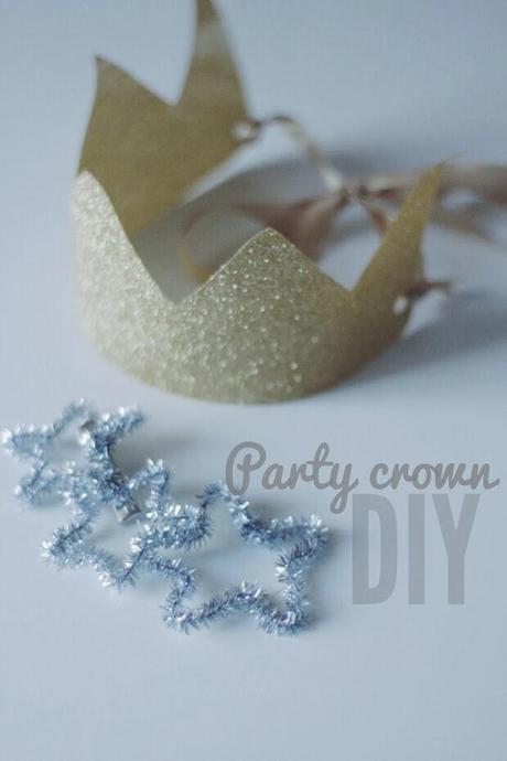 sparkling party crowns & headpiece DIY.