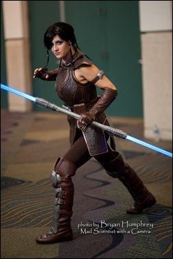 Abby Dark Star as Satele Shan from Star Wars the Old Republic (Photo by Bryan Humphrey)