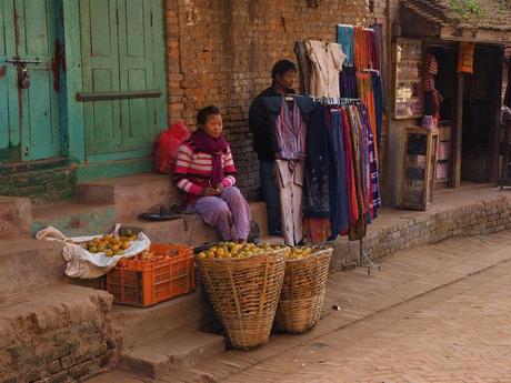 PC220293 バクタブル，カトマンズ郊外の世界遺産の町 / Bhaktapur (Kathmandu), the World Heritage