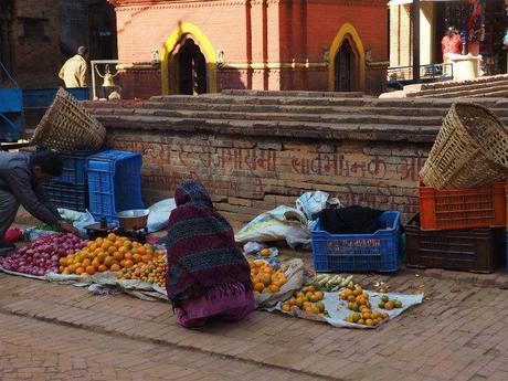 PC220350 バクタブル，カトマンズ郊外の世界遺産の町 / Bhaktapur (Kathmandu), the World Heritage