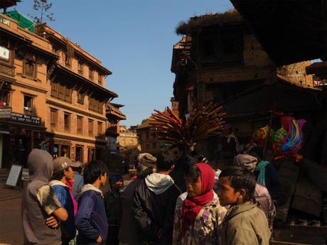 PC220288 バクタブル，カトマンズ郊外の世界遺産の町 / Bhaktapur (Kathmandu), the World Heritage