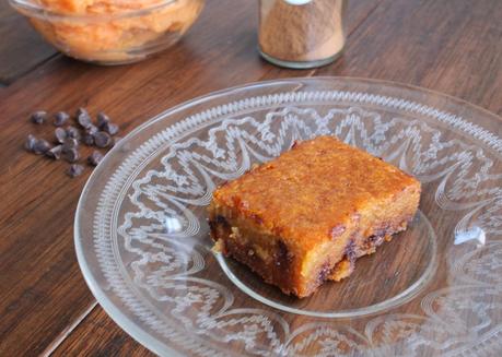 Sweet Potato and Chocolate Chip Bars (Dairy, Gluten and Grain Free)