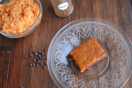 Sweet Potato and Chocolate Chip Bars (Dairy, Gluten and Grain Free)