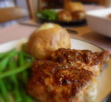 Maple & Mustard Glazed Chicken Thighs Maple & Mustard Glazed Chicken Thighs