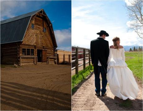 Vintage wedding on ranch