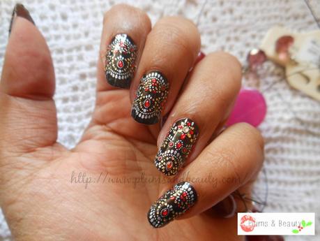 New! Revlon by Marchesa Nail Art 3D Jewel Appliques ~ Jeweled Noir