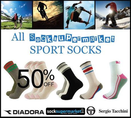 Hello 2014.. Let’s get active with 50% OFF sport socks!!