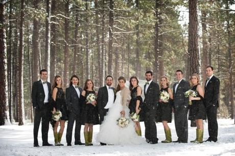 Bridal party in Alaska