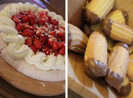 Getting a helping hand in the kitchen Pieday friday strawberry meringue and vienese fingers