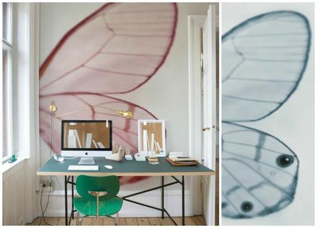 Wallpaper is the new art Butterfly wallpaper