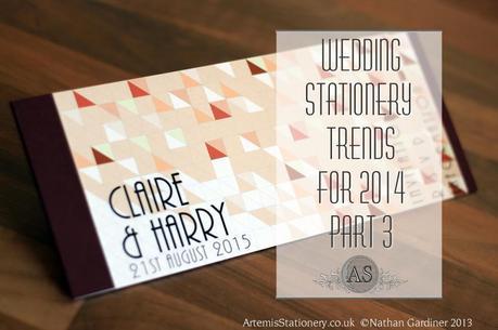 Wedding Stationery trends part 3