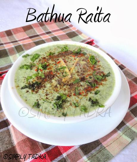 Bathua Recipe | Bathwa Ka Raita