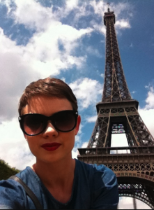 Eiffel tower selfie