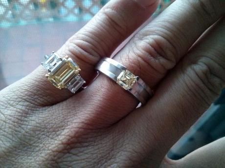 His and Hers yellow diamond rings shared by acebruin