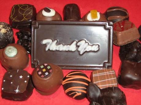 Thank you chocolates