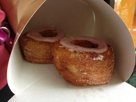 Cronuts in a wedding favor box