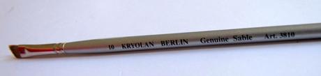 KRYOLAN ANGLED EYELINER BRUSH REVIEW